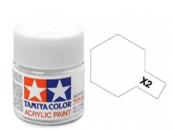 PEINTURE TAMIYA BLANCHE ACRYLIC X2